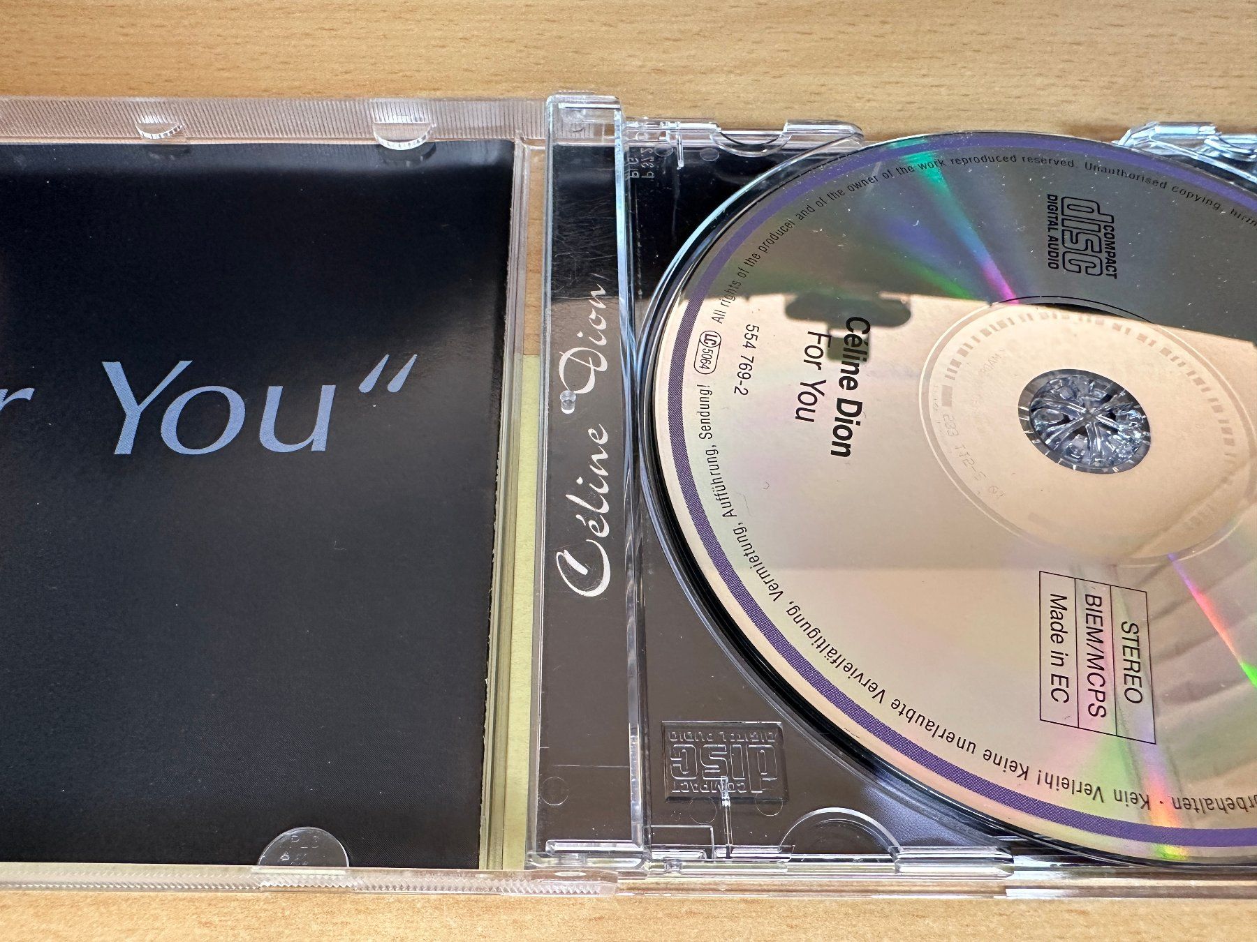 CDs: Celine Dion – For You – Gebraucht aus Rikon im Tösstal von Alpenmutz 2