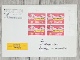 CL07 Enveloppe + Timbre Suisse 1956