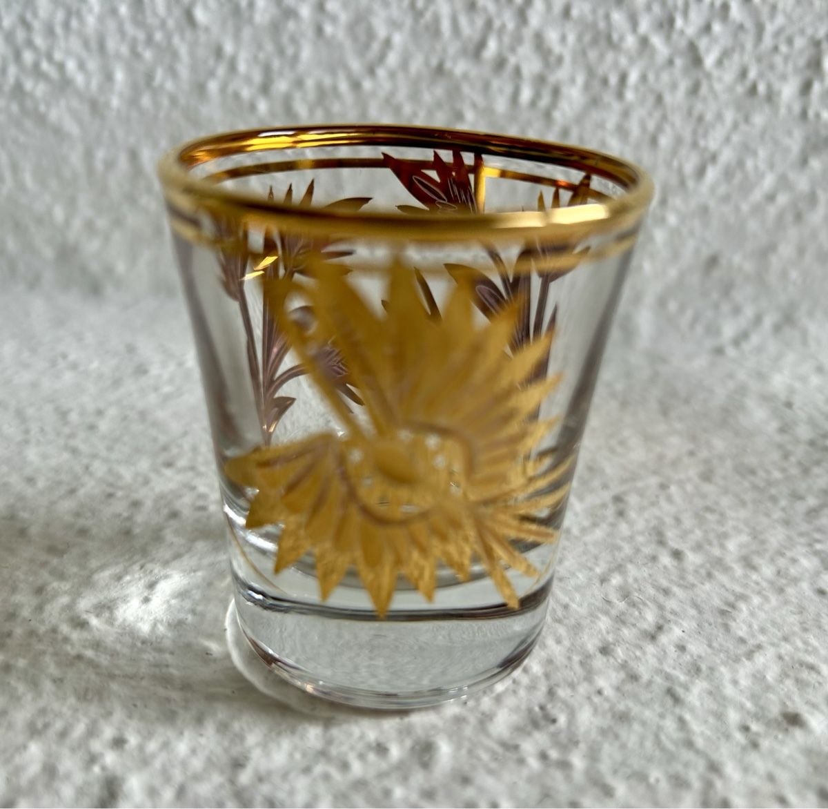 Bicchieri: Echtvergoldete Pisco Gläsli aus Peru – Usato da Gunten venduto da starfish3 6