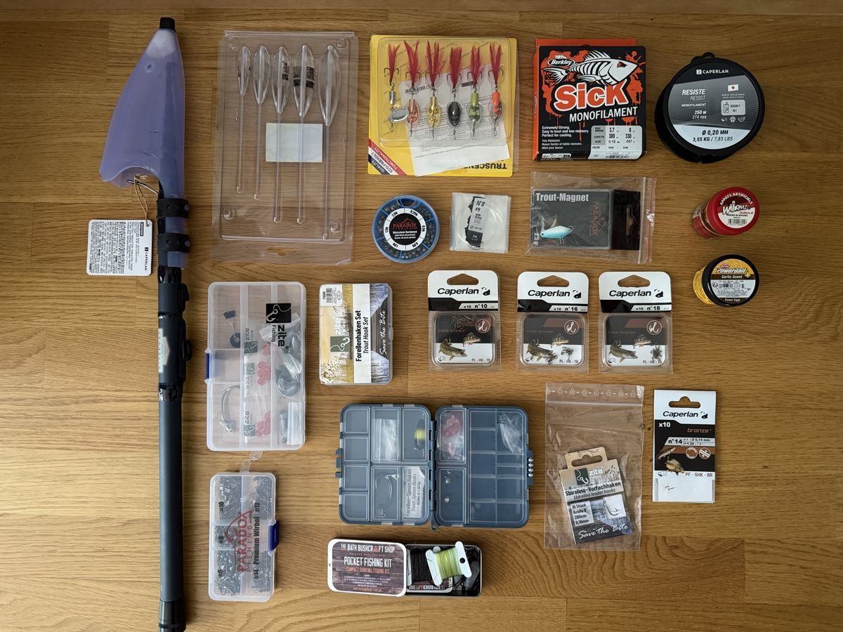 Canne da pesca: Fishing Rod and Tackle Set Various Brands New – Nuovo e nell'imballaggio originale da La Tour-de-Peilz venduto da bma_s97h