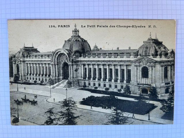 Ansichtskarten: Postkarte alt, Paris, Le Petit Palais d. Champs-Elysès, 1925 – Gebraucht aus Niederwil AG von dahu75