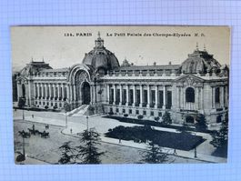 Postkarte alt, Paris, Le Petit Palais d. Champs-Elysès, 1925
