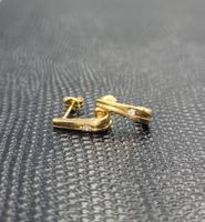 Gold Ohrstecker Mit Steine