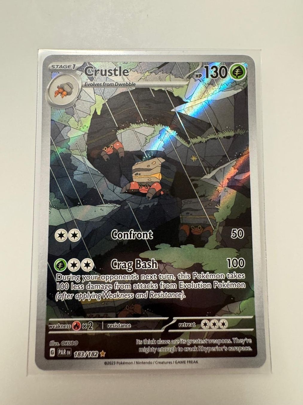 Pokémon Carte collezionabili: Crustle | Illustration Rare | PAR 183/182 | EN – Usato da Spreitenbach venduto da Snacky96 2