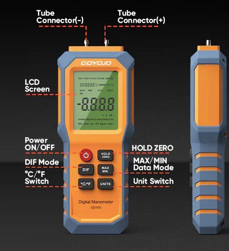 Misurare: Gas Manometer – Nuovo e nell'imballaggio originale da Geneve venduto da Titi2008 4