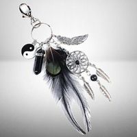 🖤 Schlüsselanhänger DREAM CATCHER – Für deine Träume! 🔑💫