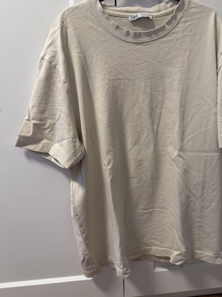 Zara T-shirt: Zara Basic T-Shirt, Beige, Gr. L, Top Zustand – Usato da Bassersdorf venduto da Sandy456 2