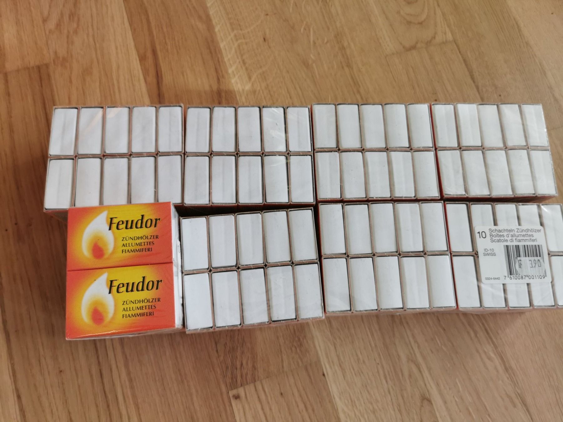 Accendini: 80 Schachteln Streichhölzer, Feudor – Nuovo e nell'imballaggio originale da Pfäffikon SZ venduto da Maijecka