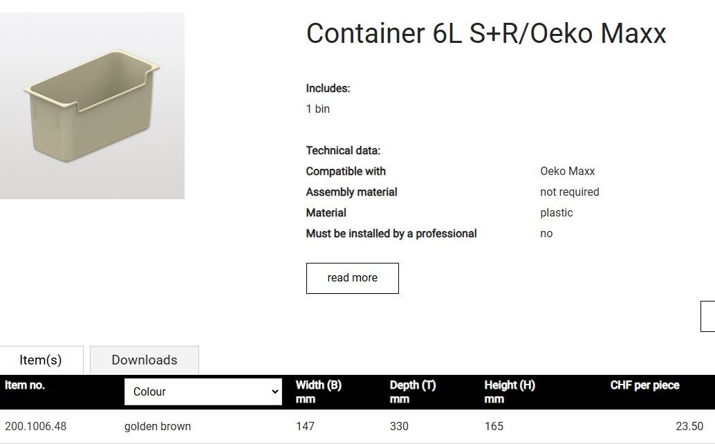 Contenitori & Simili: Peka Behälter 200.1006.48 – Nuovo (secondo la descrizione) da Uerkheim venduto da Kaufoption 6