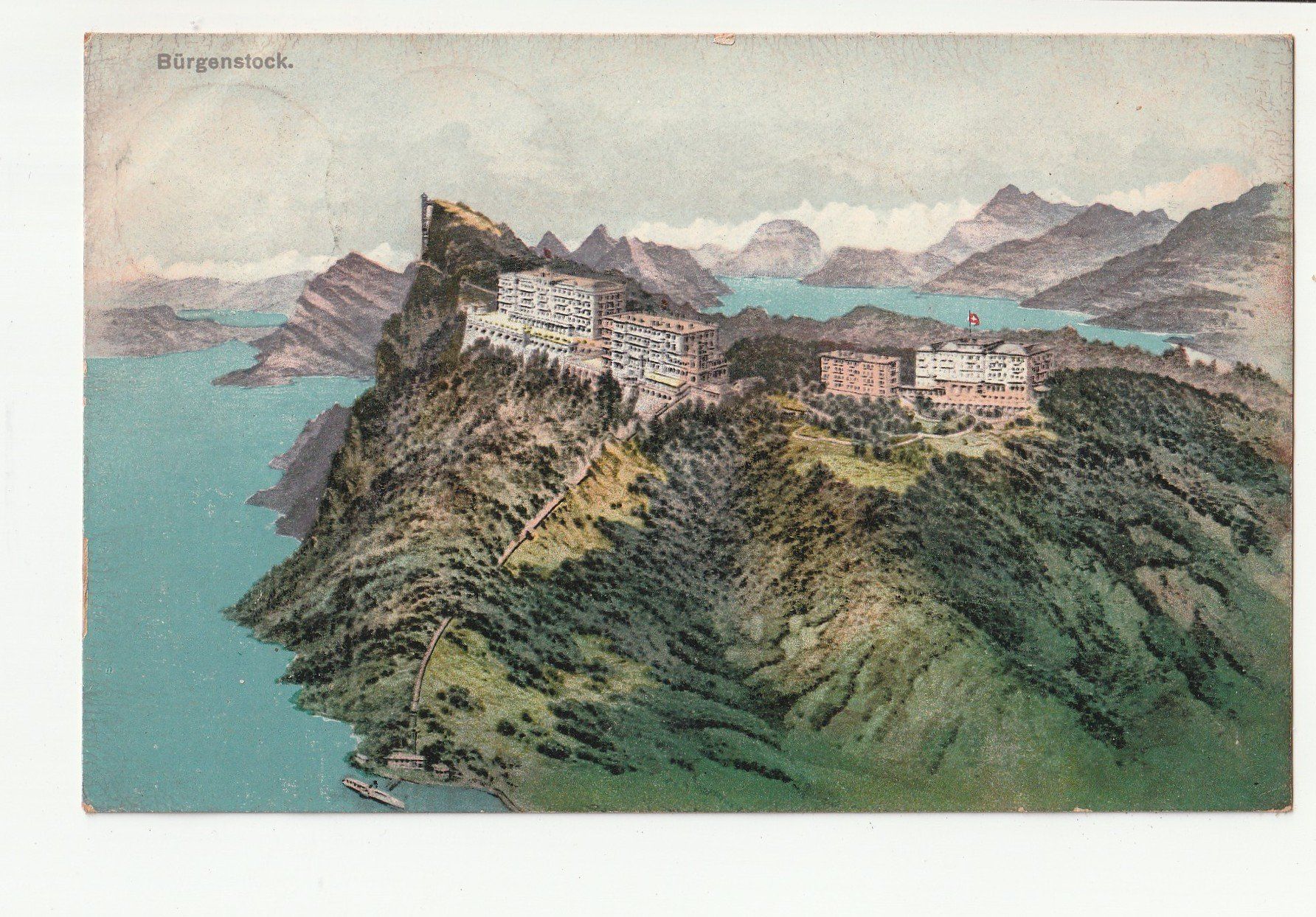 Cartoline postali: Bürgenstock – Usato da Rheineck venduto da rhynegg