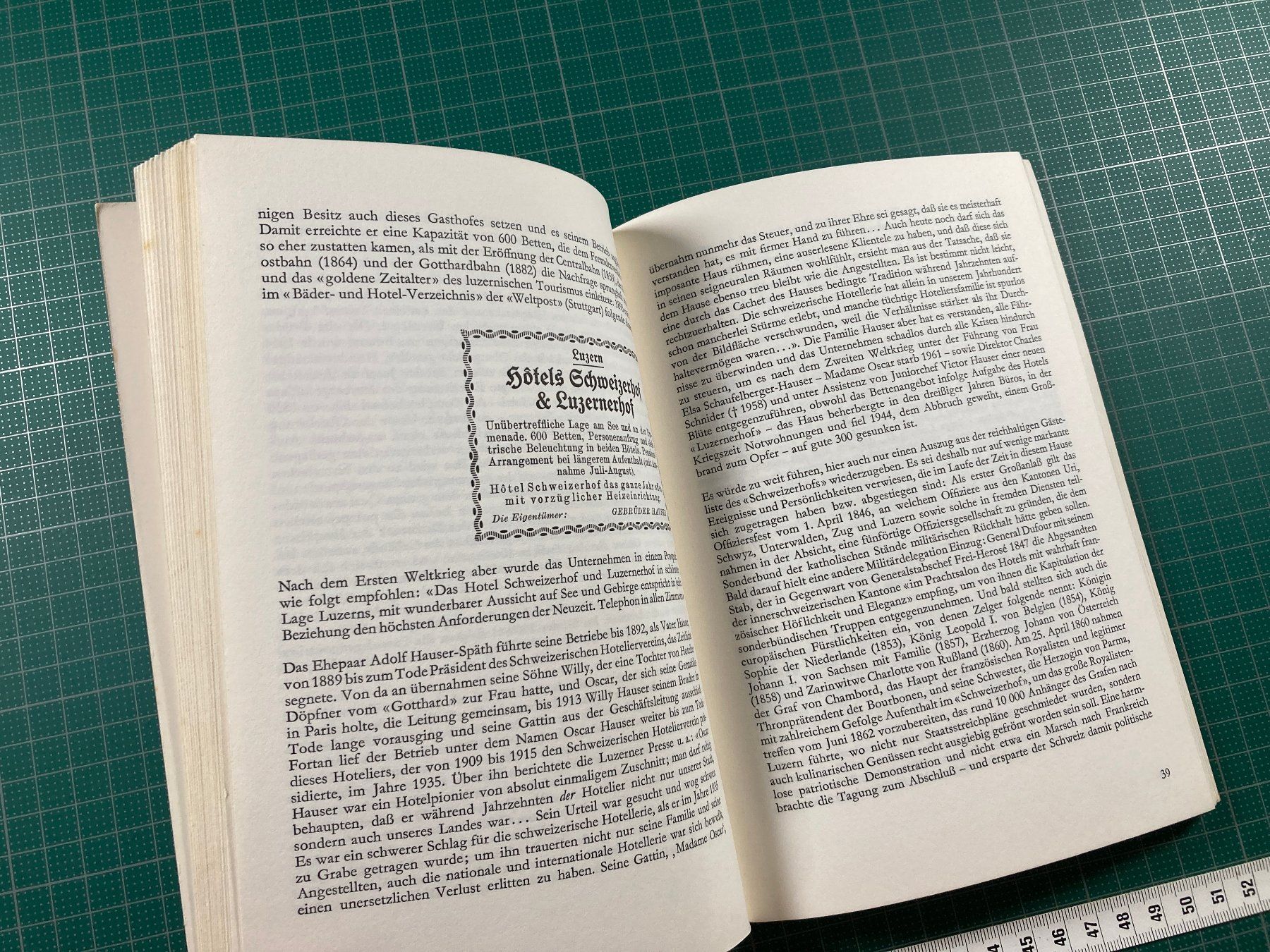 Livres: Othmar Fries: Geschichte der Luzerner Hotellerie – D'occasion à Lenzburg par fh1 6