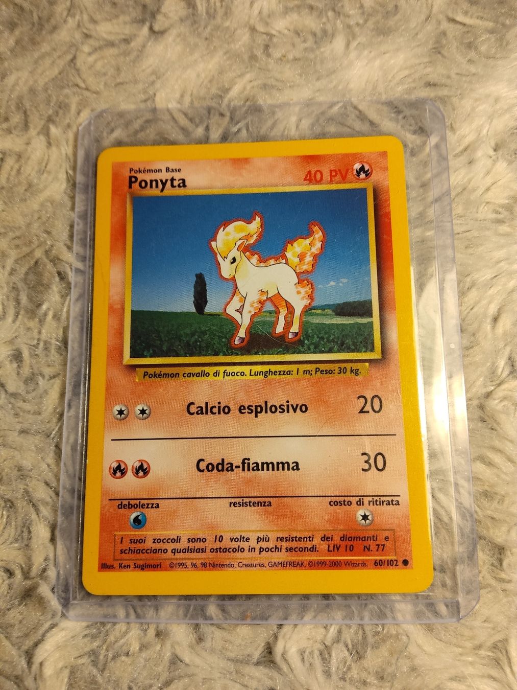 Pokémon Carte collezionabili: Ponyta Base Set 60/102 – Usato da Vezio venduto da 41181