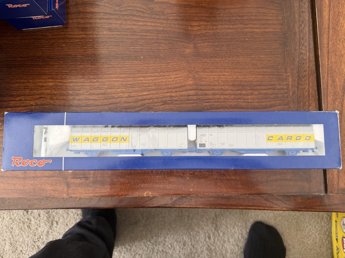 Roco Modellini di ferrovie: Roco art 66573 wagon cargo DB – Usato da Grand-Lancy venduto da conteadriano 1