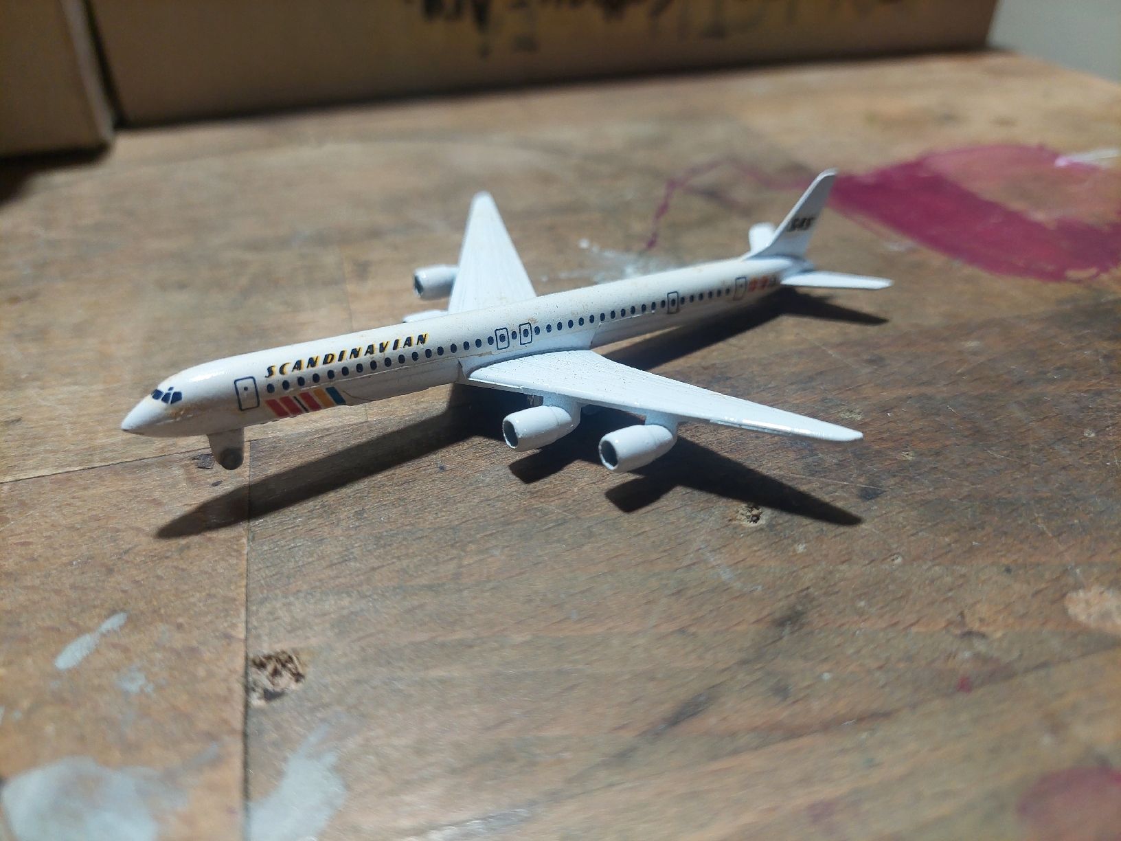 Kit di modellismo & Modellini statici: Modell Scandinavian SAS Douglas DC-8 – Usato da Flaach venduto da maniv6 2