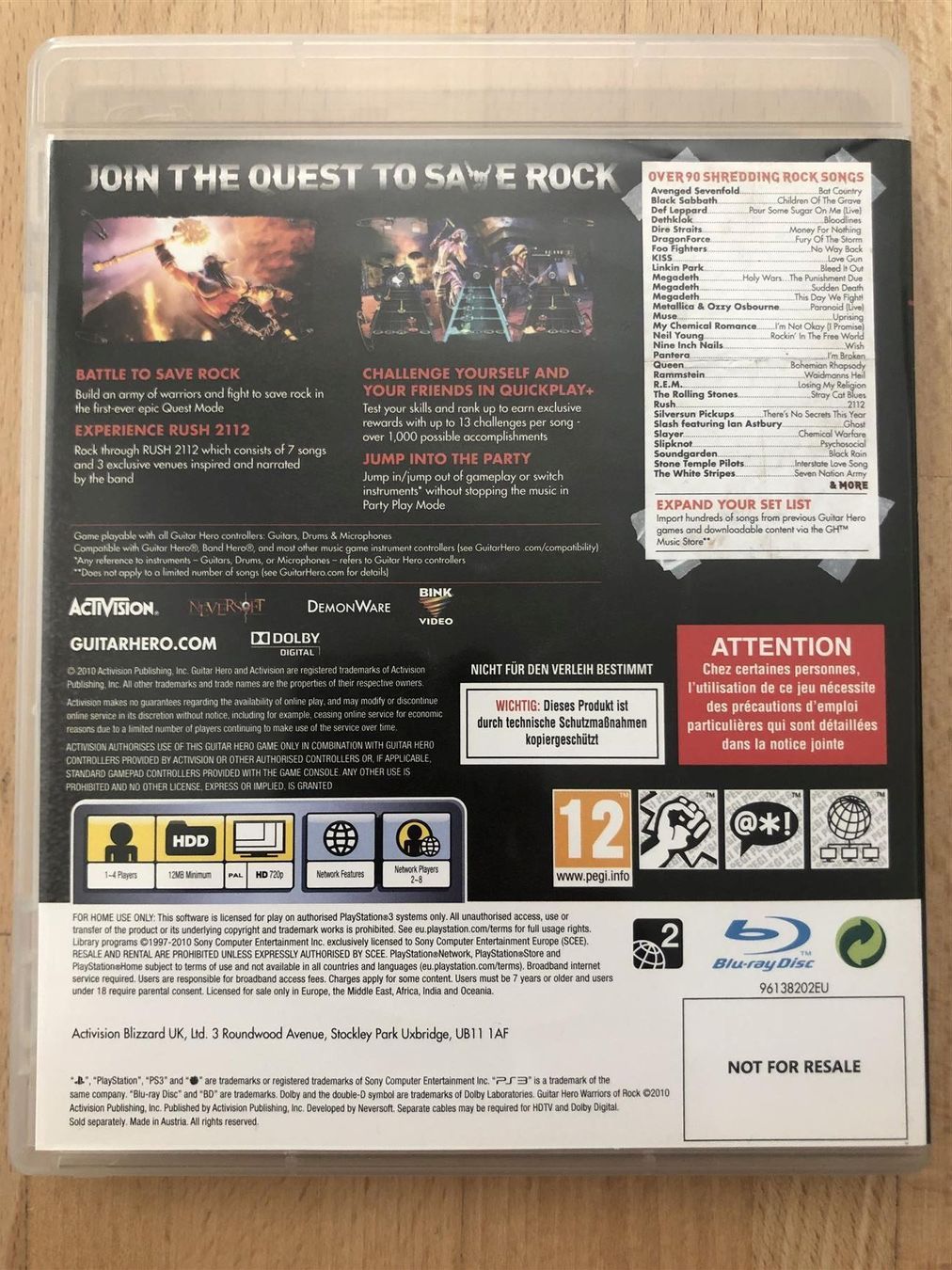 Giochi: Guitar Hero - PS 3 – Usato da Nussbaumen AG venduto da Pika-Shop 1