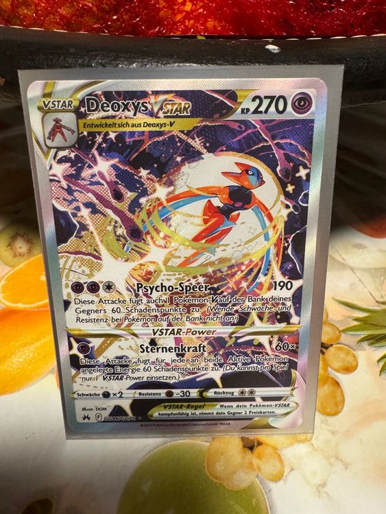 Deoxys VStar Full Art Gallery - Zenit der Könige | Kaufen auf Ricardo