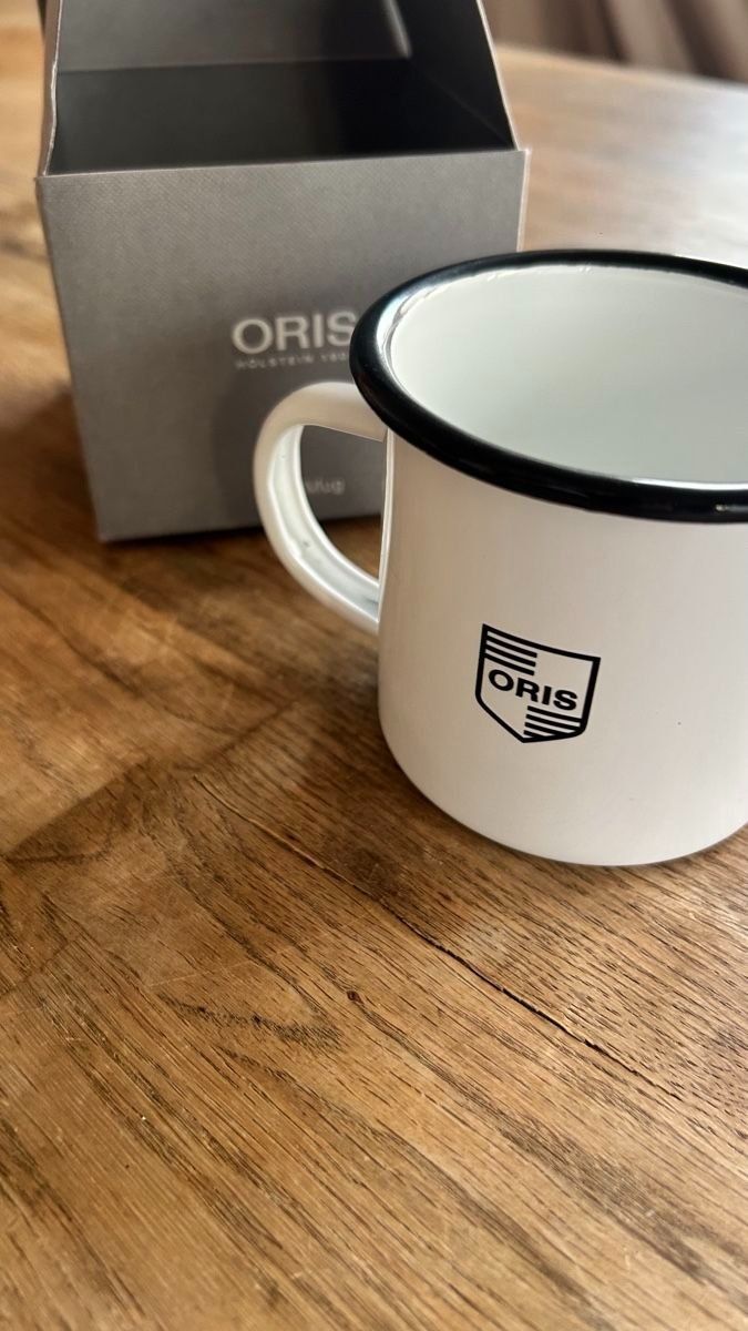 Oris Uhren: Oris Enamel Mug / Cup / Tasse – Neu (gemäss Beschreibung) aus Morges von 4WLS 1