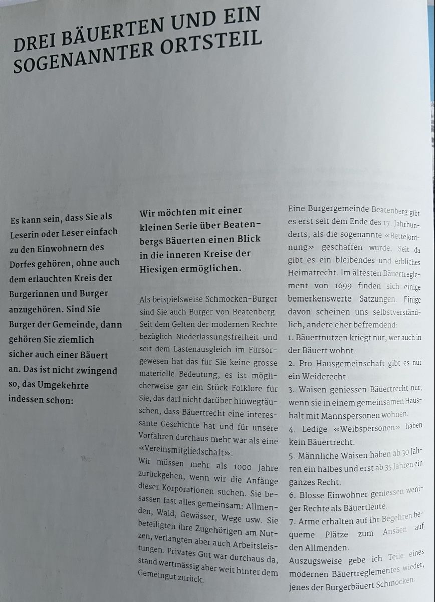Libri: Beatenberg, Geschichte & Geschichten, Top Zustand! – Nuovo (secondo la descrizione) da Oberhofen Thun'see venduto da SwissTreasure 5