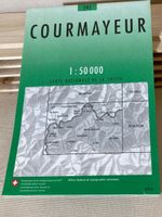 Landkarte 1:50 000 Courmayeur Neu