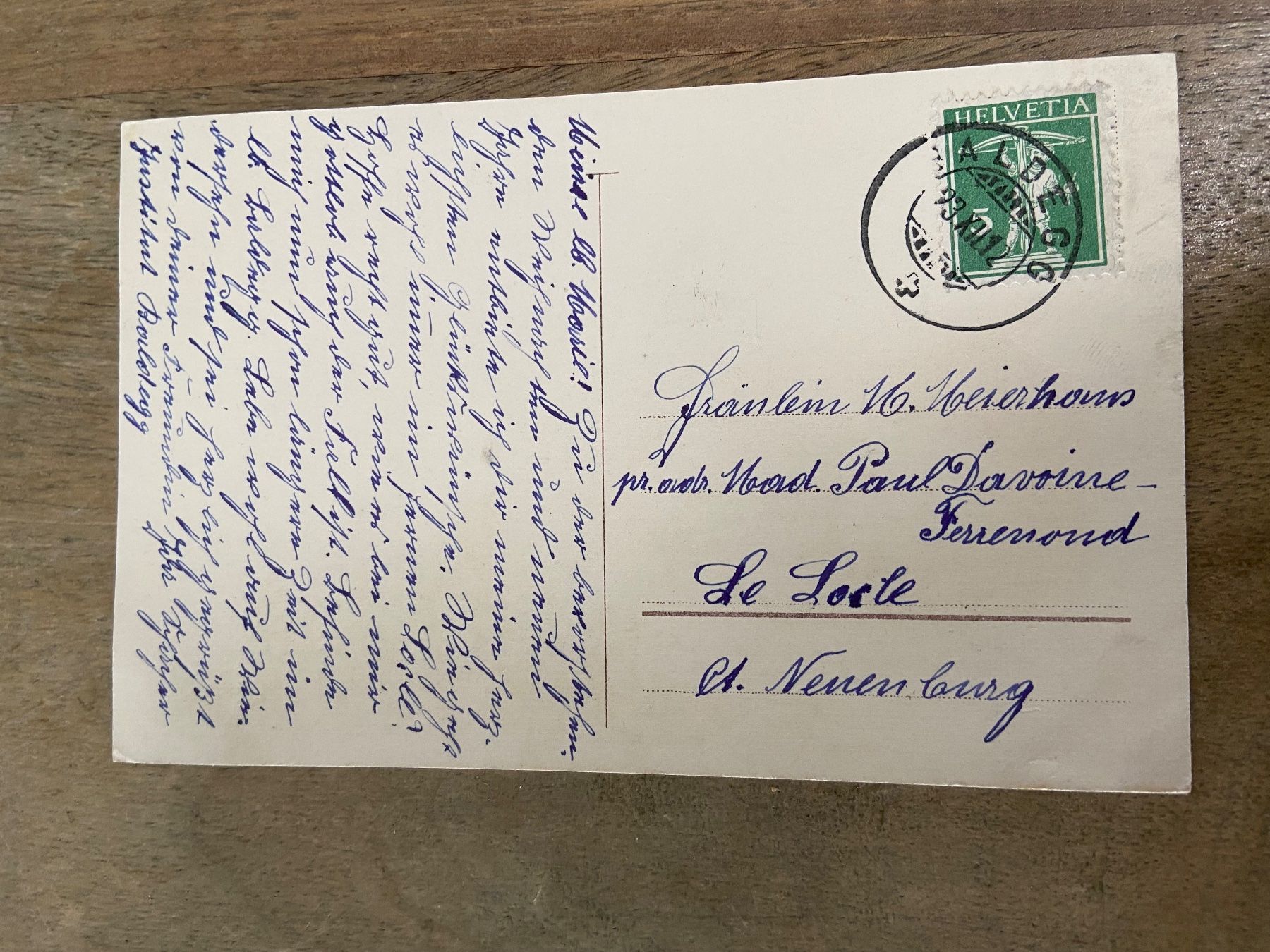 Cartoline postali: Antike Weihnachtskarte Maria mit Kind – Usato da Luzern venduto da waterfront1 1