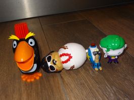 Lot figurines jouets 4 pièces différentes