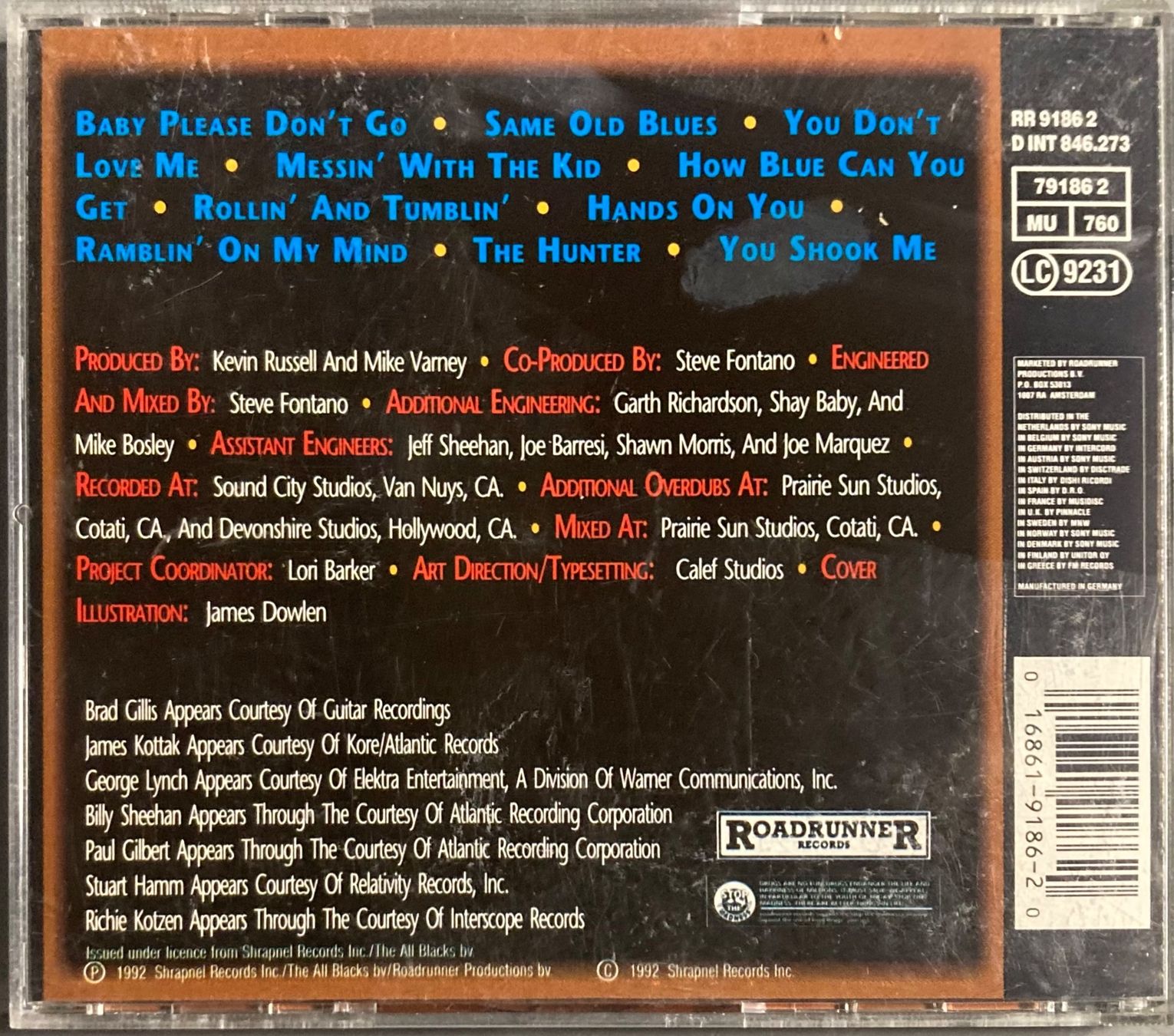 CD: L.A. BLUES  AUTHORITY – Usato da Poliez-Pittet venduto da Newtown-Records 1