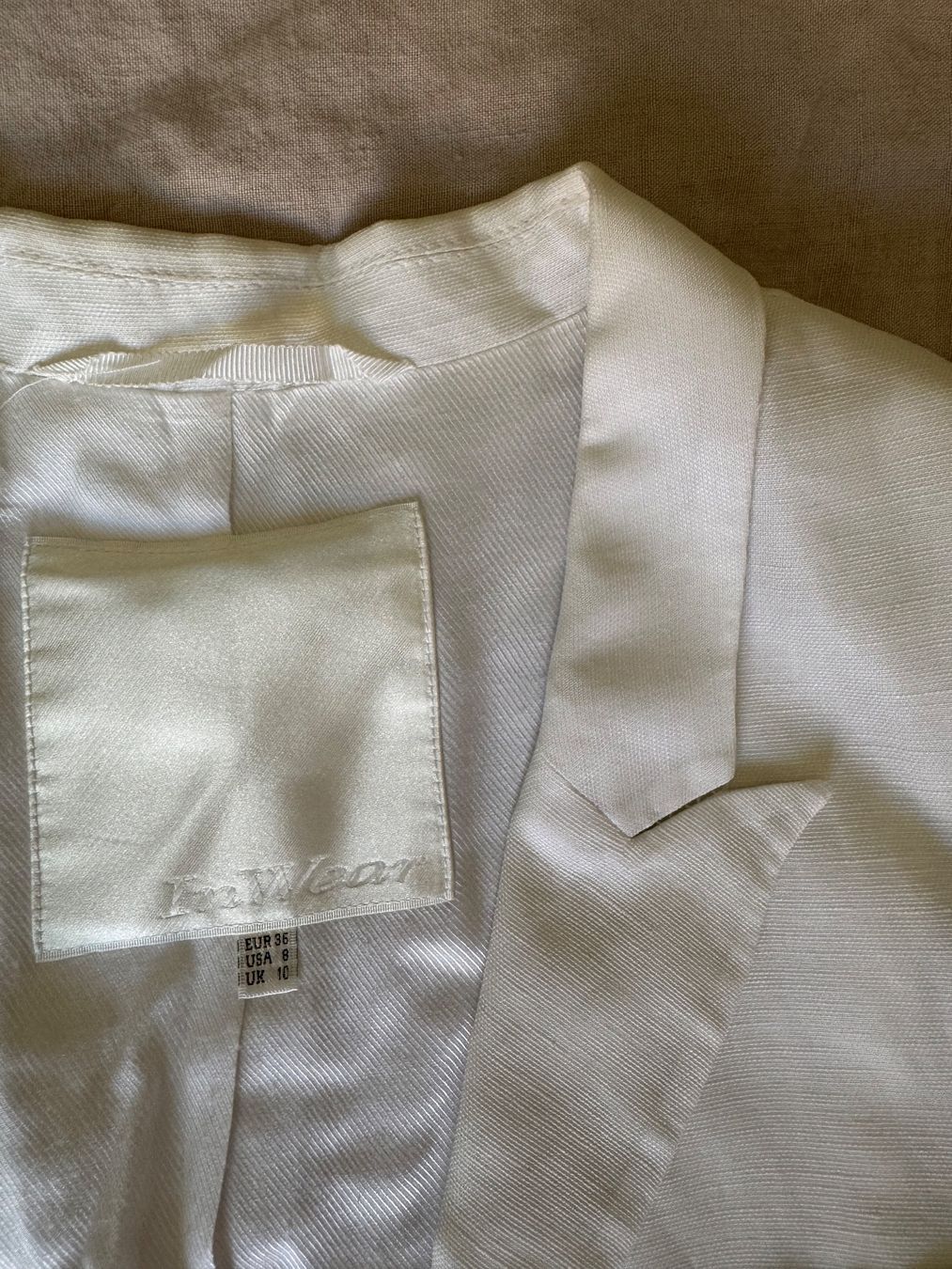 Giacche: Leinenblazer InWear, weiss, Gr. 36 – Usato da Zürich venduto da syl78 1