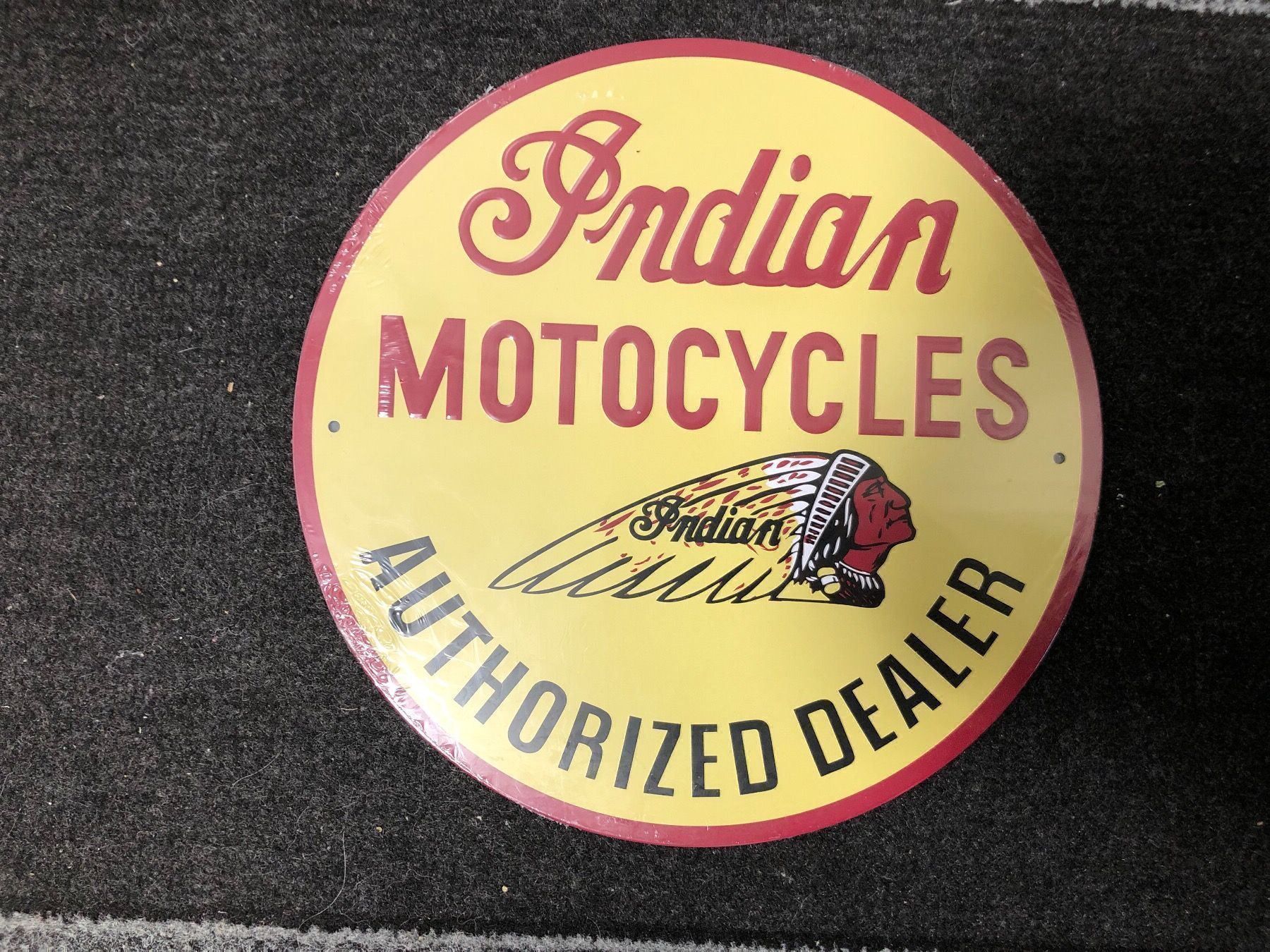 Insegne: Indian motorcycle Garage classic dealer – Nuovo (secondo la descrizione) da Reinach AG venduto da rares75