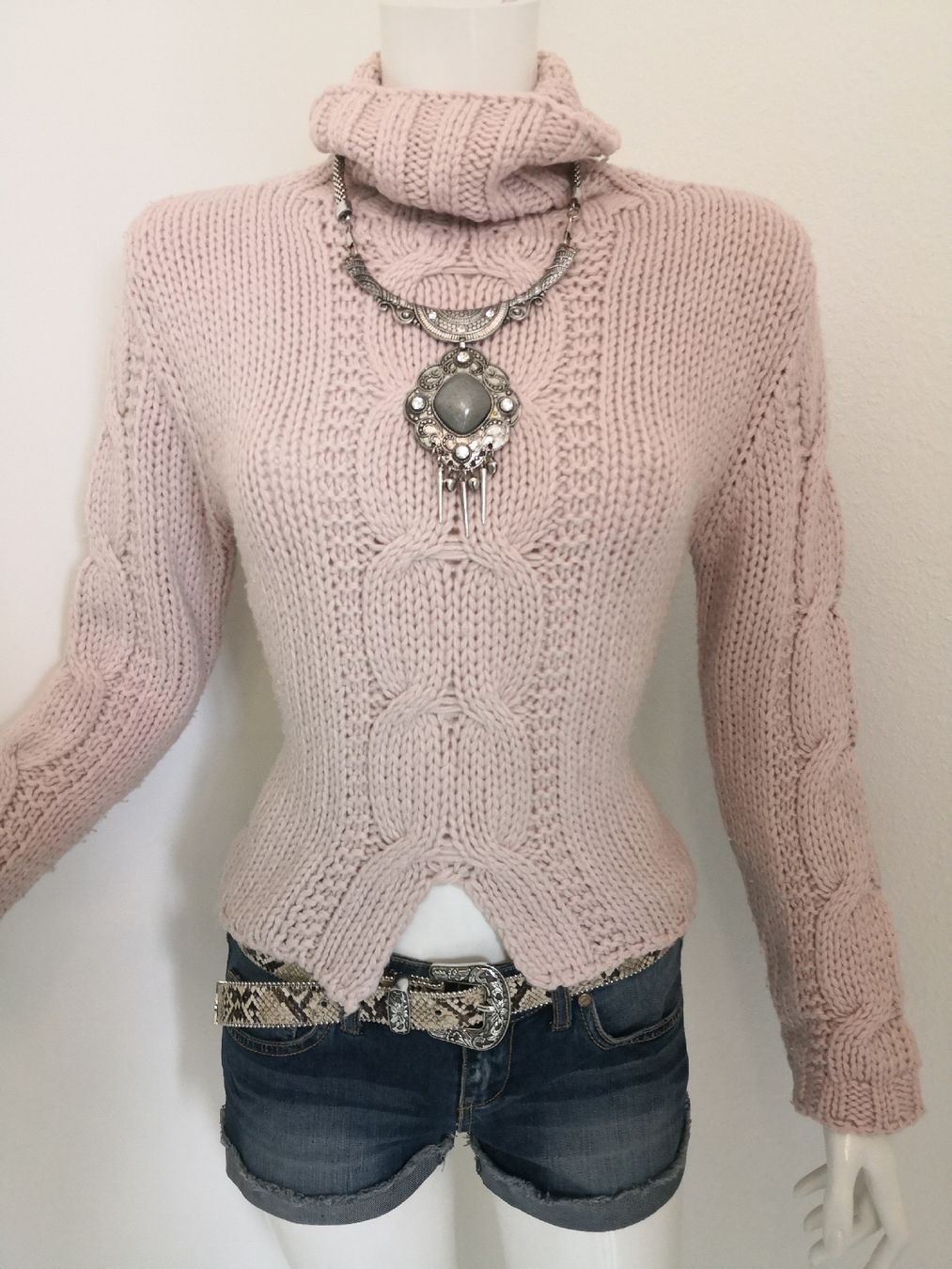 Maglioni & Felpe: 🤩ICM ROLLKRAGEN-STRICK-PULLOVER ROSA – Usato da Olten venduto da Naja-Twins-Twins 4