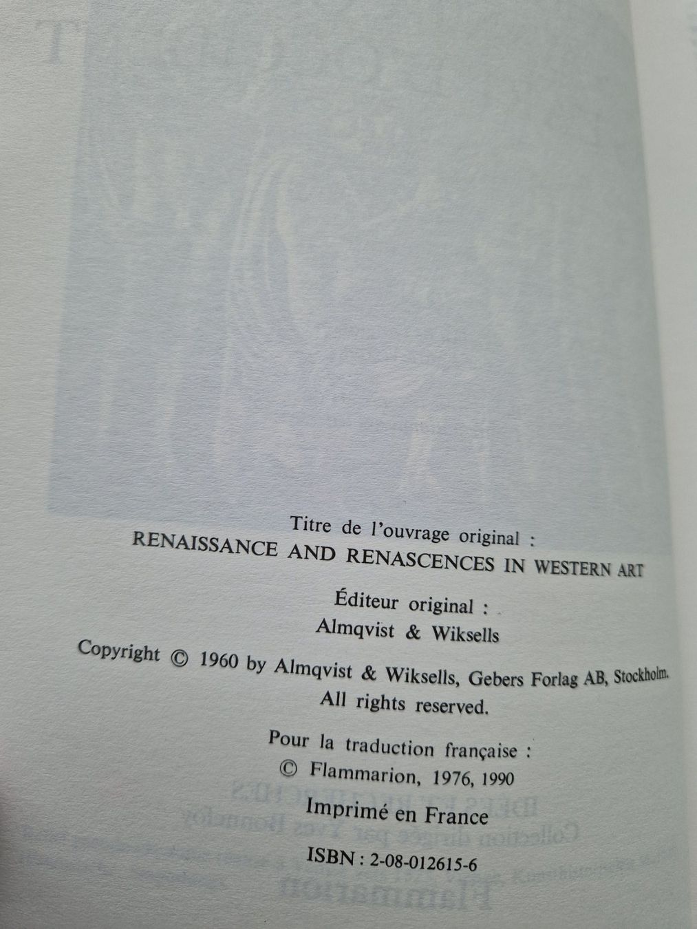 Libri: Buch "La Renaissance et ses avant-..." Erwin Panofsky – Usato da MUEHLAU venduto da ibo_5c7d 1