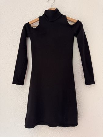 Balmain Paris Rollkragenkleid – 100 % Wolle – Gr. 34