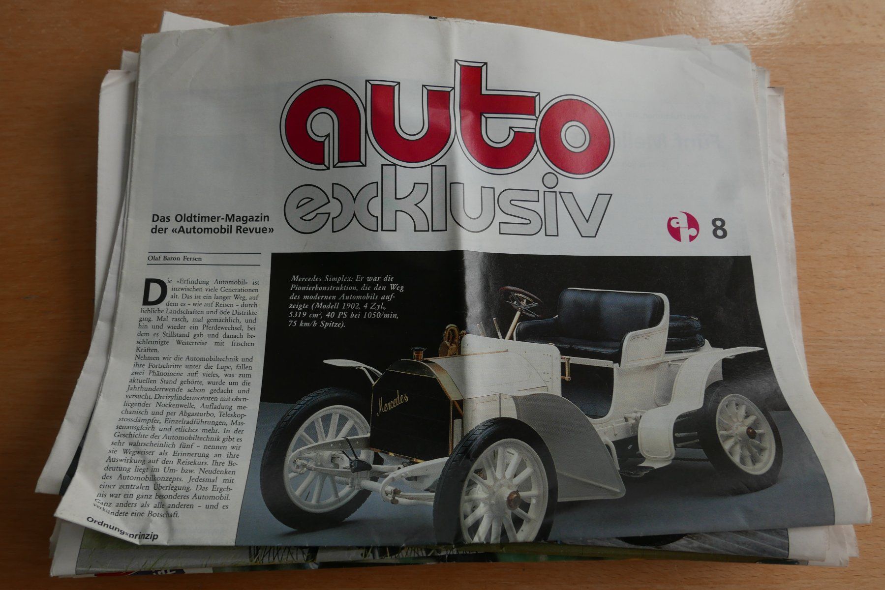 Riviste & Magazine: Auto Exklusiv Oldtimer Magazin Ausschnitte – Usato da Rotkreuz venduto da nigal 7