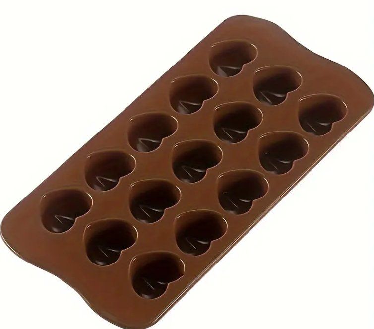 Teglie da forno: Silikonform Herz Schokolade Pralinen DIY Silikon Form – Nuovo e nell'imballaggio originale da Dintikon venduto da Vexi 1