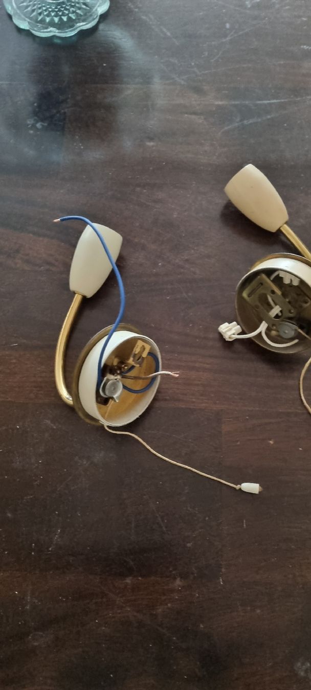 Lampade: 2x Vintage Designer Wandleuchter – Usato da Basel venduto da Jcva 8