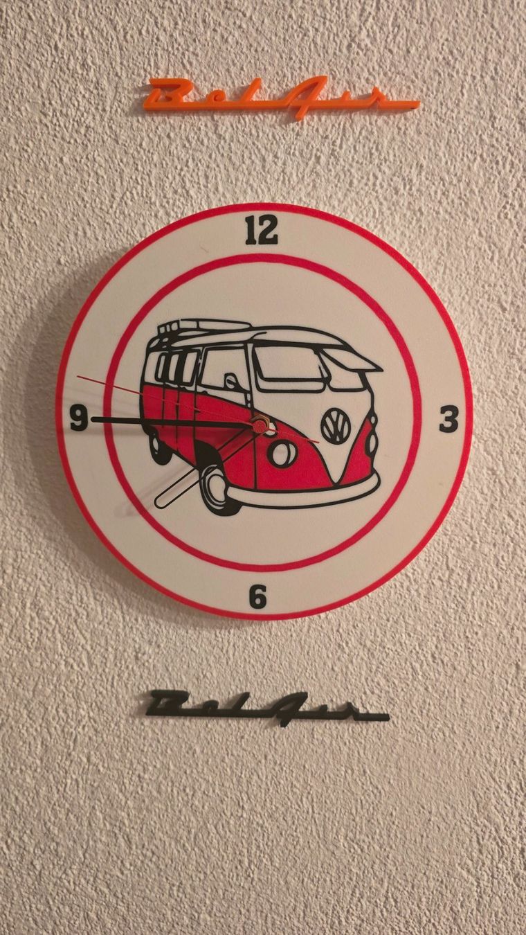Orologi da terra & Orologi da parete: VW T1 Wanduhr Tischuhr – Nuovo (secondo la descrizione) da Winznau venduto da johny_wayne 1