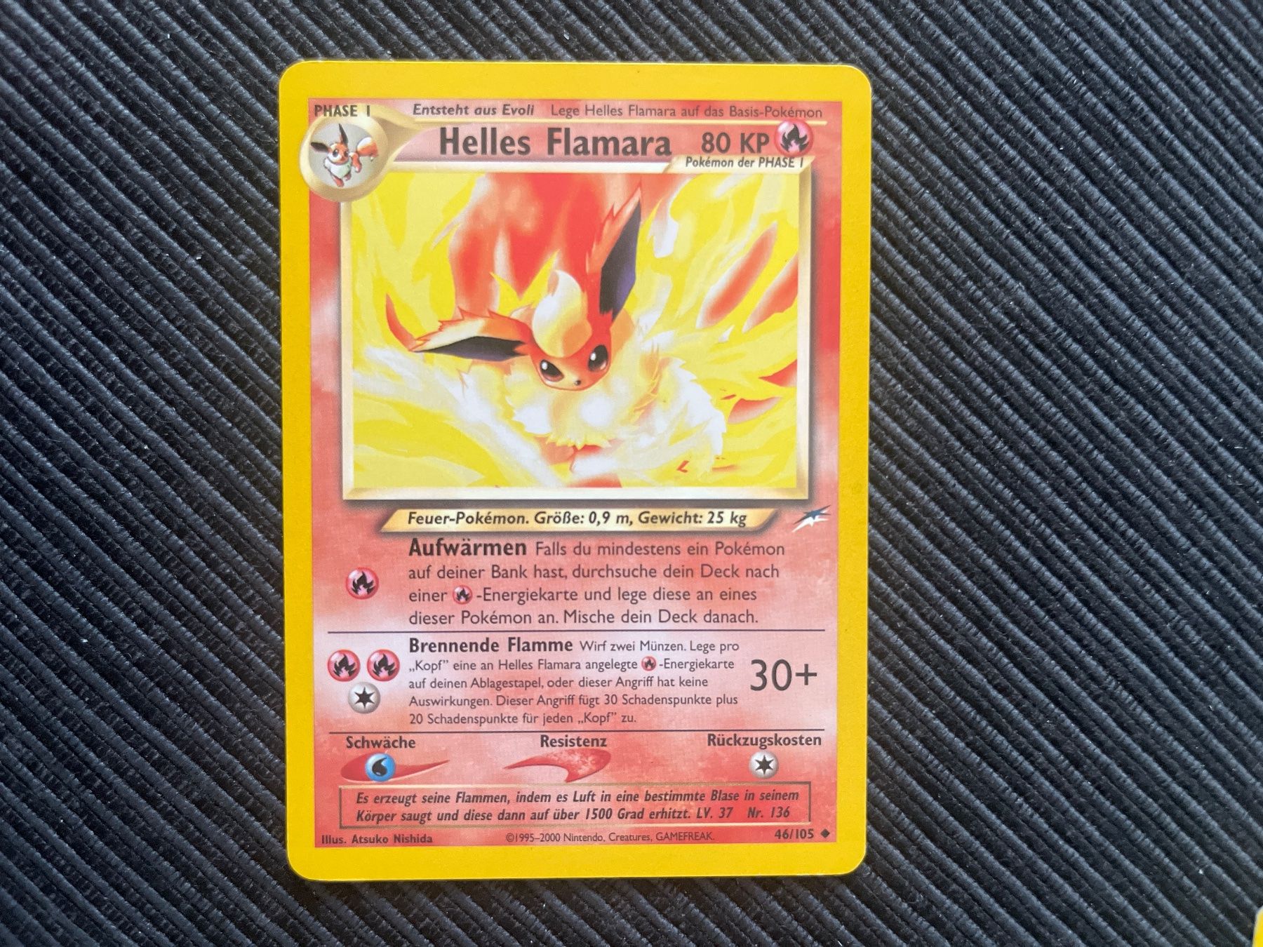 Pokémon Carte collezionabili: Pokemon Helles Flamara Neo Destiny – Usato da Wabern venduto da Collectfun