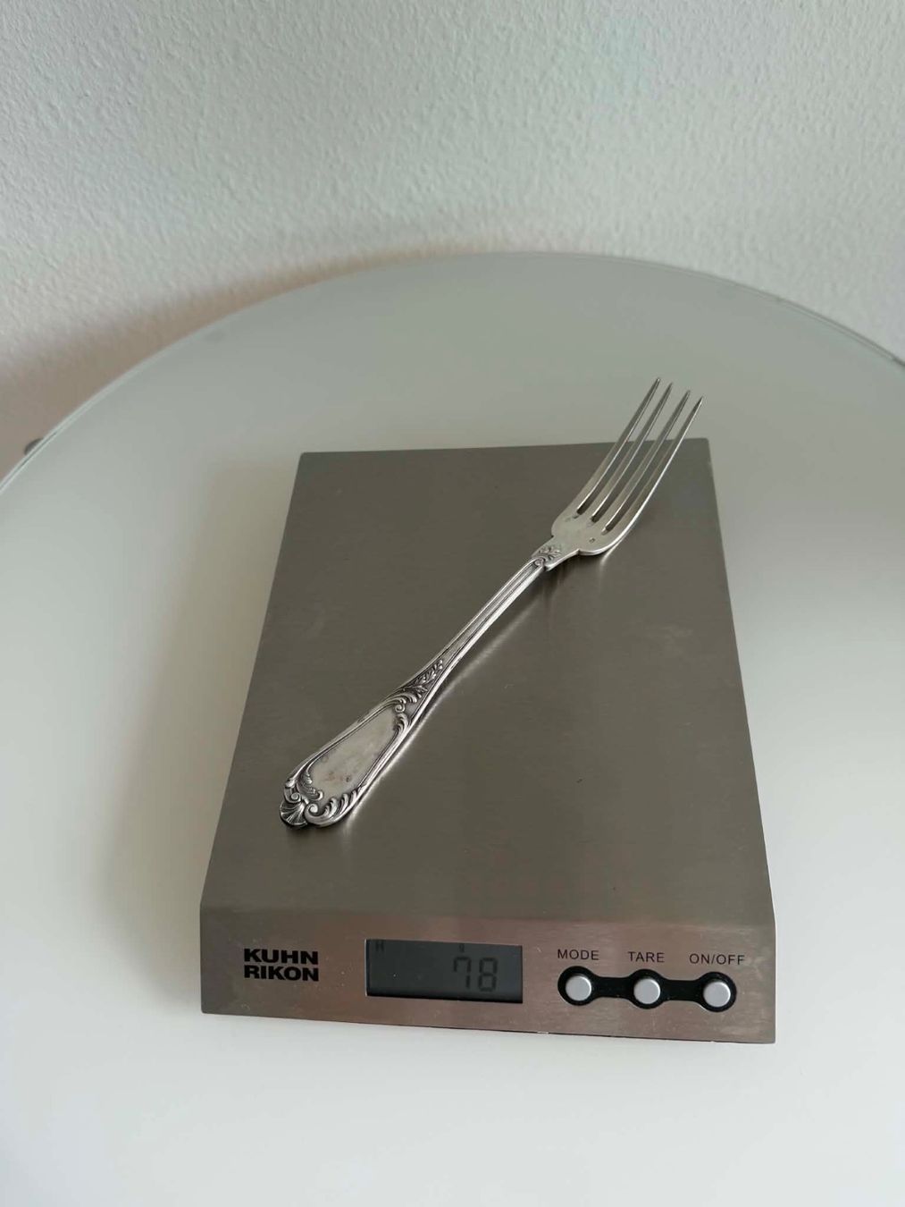 Forchette: Fourchette argent 950 Minerve style Rococo 78 g – Usato da Cressier FR venduto da Serge30 6
