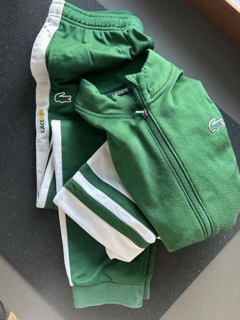 Lacoste Green White Tracksuit 164cms