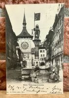 1903 - ZÄHRINGERBRUNNEN Kramgasse Zytglogge Turm - Belebt