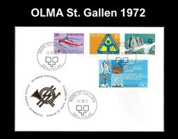 Werbemarken II und Sondermarke Schweizer Alpen VI, 1972