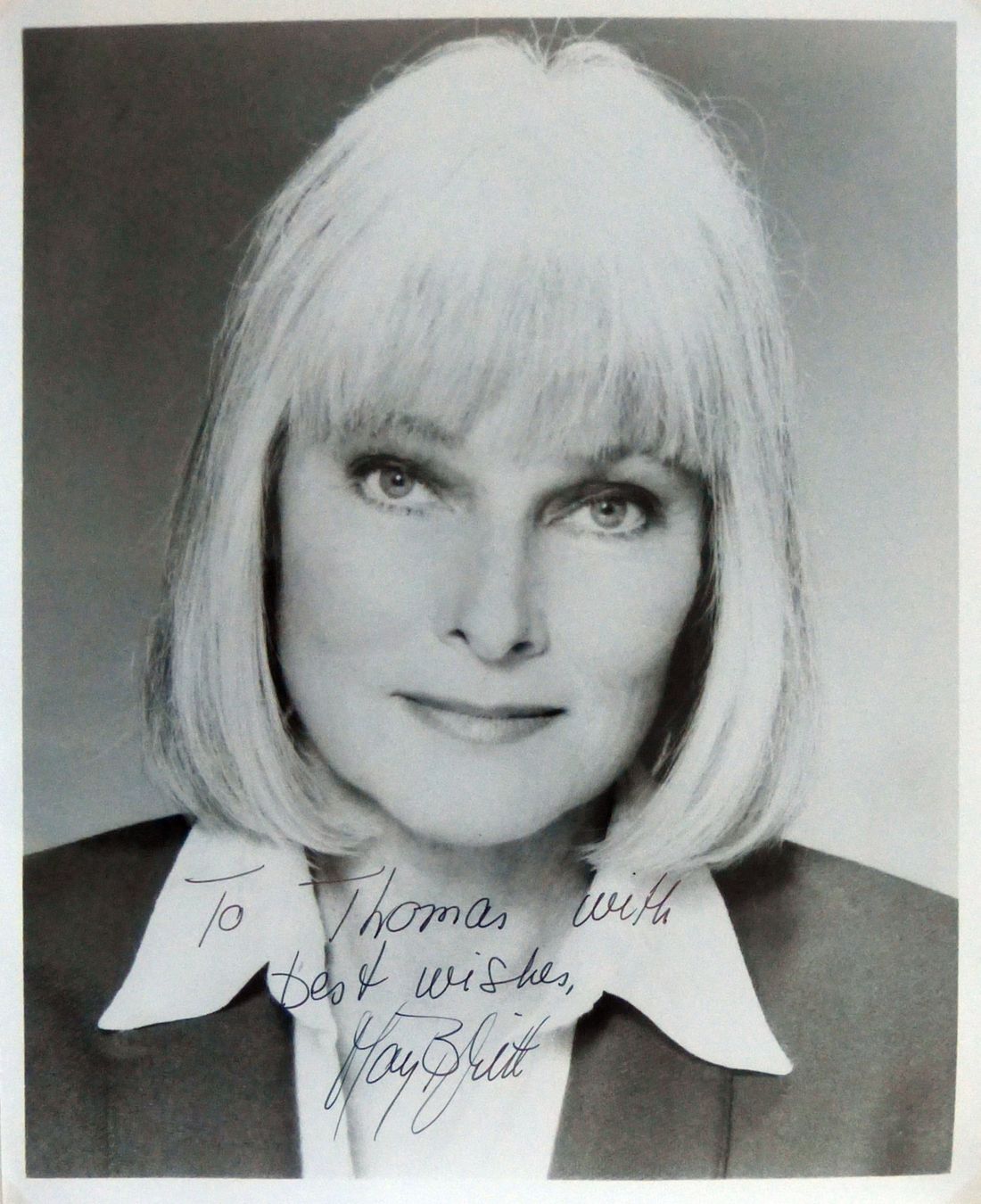 Autografi: May Britt (1934) Schauspielerin - Autogramm – Usato da Dietikon venduto da cyranos1