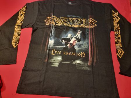 Vintage KREATOR Live Kreation 2003 Langarm T-Shirt