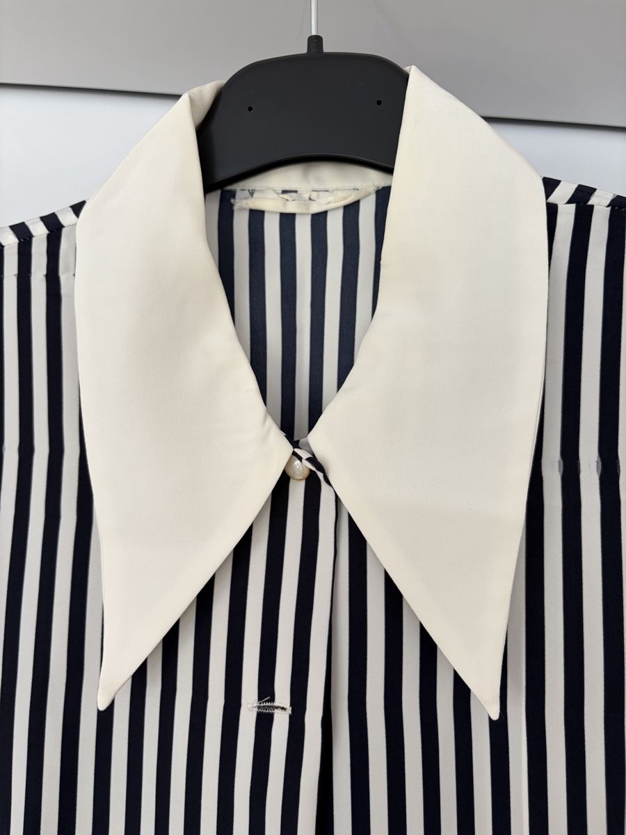 Blusen: Vintage Bluse Streifen Grösse M – Gebraucht aus Zürich von Ambrette9 1