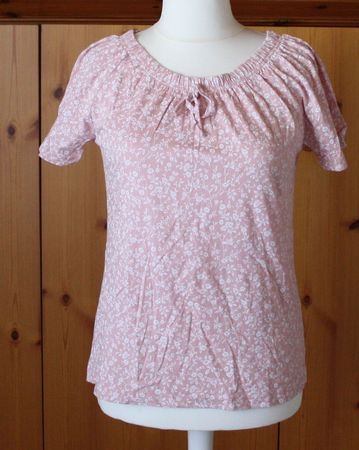 T - Shirt BLUEMOTION rosa-weiss Gr. 44-46 NEU