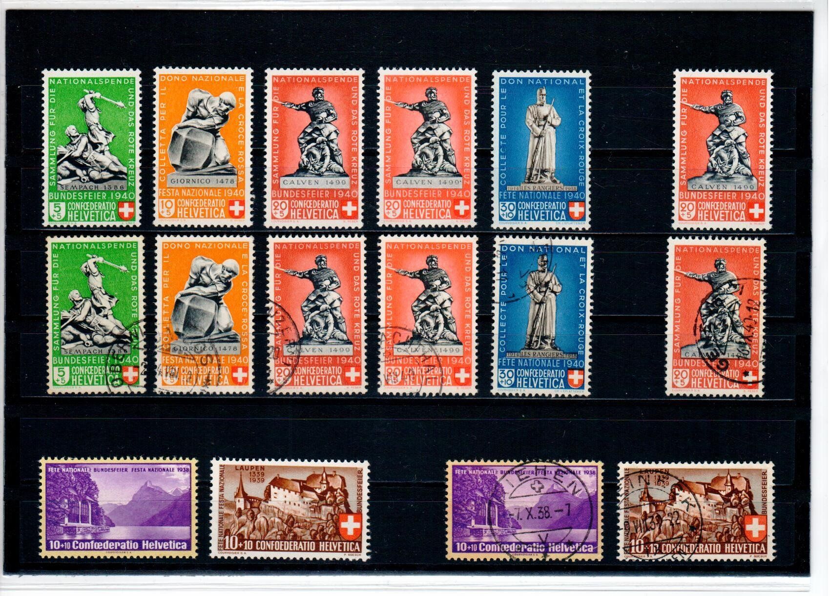 Tutti i francobolli: Bundesfeier 1940 – Usato da Wolhusen venduto da Curver9