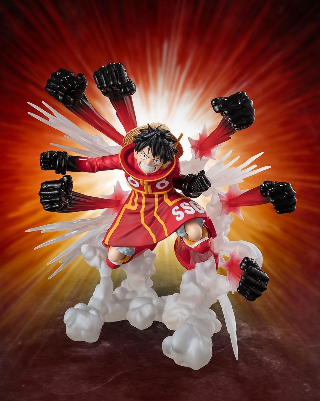 Figurines: Figuarts ZERO Monkey D. Luffy -Gum Gum Hawk Gatling 19 cm – Neuf avec emballage d'origine à St-Imier par ATTAKSHOP