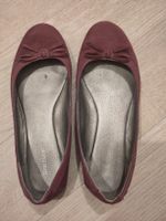 Damen Ballerinas Graceland bordeaux, Gr. 38