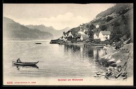 Quinten am Walensee, Teilansicht mit Gon