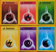 Cartes Pokémon Énergie (Set de base) lot de 6 cartes (fr)