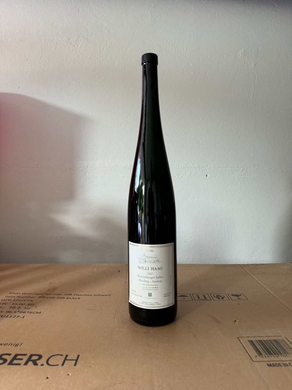 Wein: 1 Fl. Willi Haag Auslese 2007 MG – Gebraucht aus Dietikon von Nesh